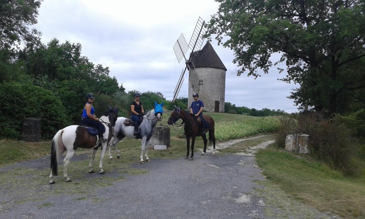 Ferme Equestre Des Abrons Villa Pailloles Exterior foto